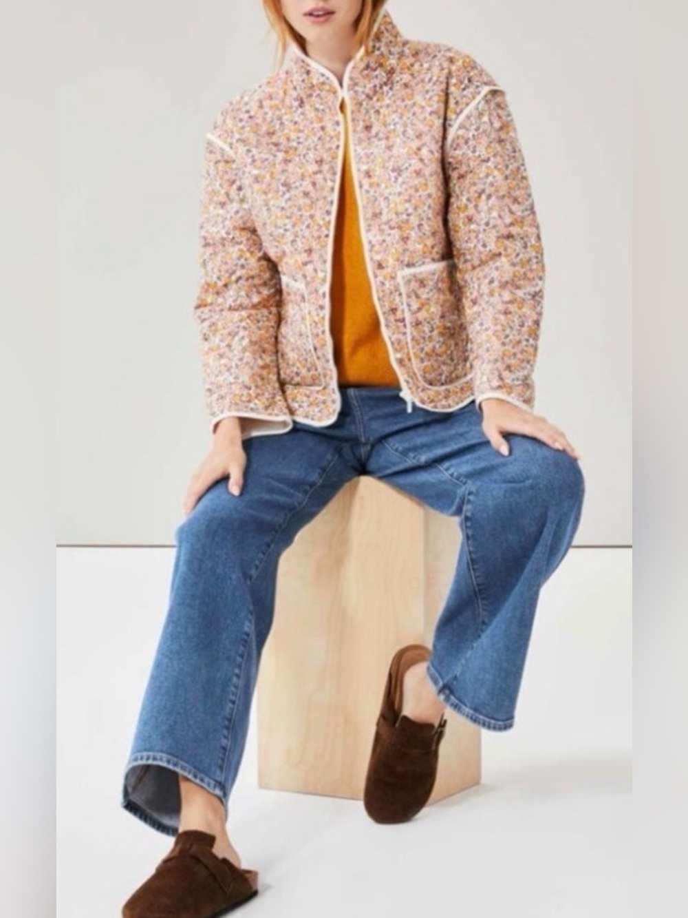Joe Fresh x Jillian Harris Quilted Floral Jacket